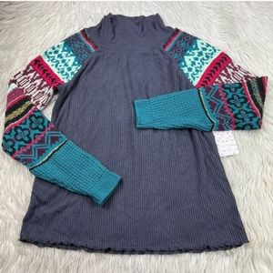 NWOT Free People Multi-Color Prism Sweater
